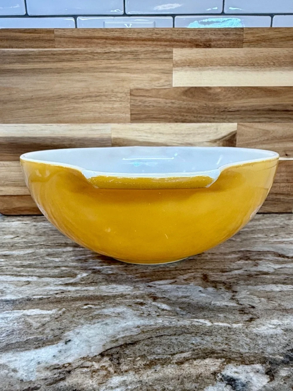 Pyrex scrapes complete typical